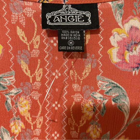 NWOT Angie Floral Kimono Cardigan Cover Up - Picture 7 of 9